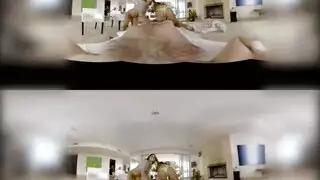 ثنائي في الواقع الافتراضي: زبر كبير يضرب شراميط في بورن هاردكور