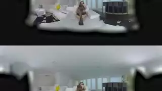 إباحية vr صارخة: شانيل بريستون تأخذ عدة قضبان