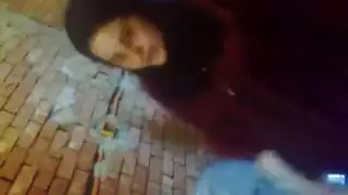 رجل فاسق وعروسته في تسخين إباحي مكثف