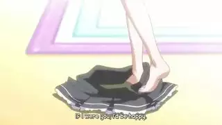 بروفيسورة الأنيمي المُتّقدة تُعطي الطالب درس مص قضيب