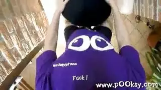 جنس مكان العمل الإباحي: زميلان متحمسان يمارسان الجنس طوال الليل