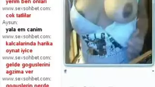 استمناء مراهقة تركية على الكاميرا ونفث السوائل