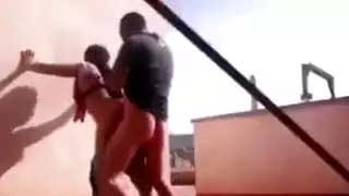 محجبة إباحية: جماع شرجي عميق واختراق فرج مع رجلها