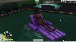 متعة فوتاناري في قصر مانور: سيمز 4 عربدة