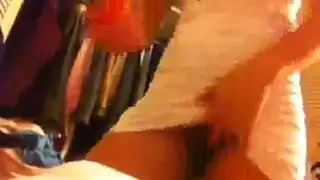 petite tits brunette shows her tight pussy needs small dick